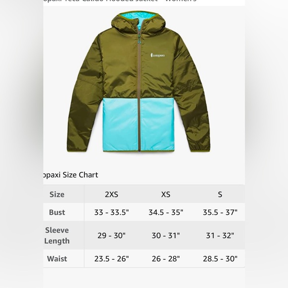 NWT COTOPAXI Women’s Jacket  Teca Cildo hooded jacket - Picture 5 of 8